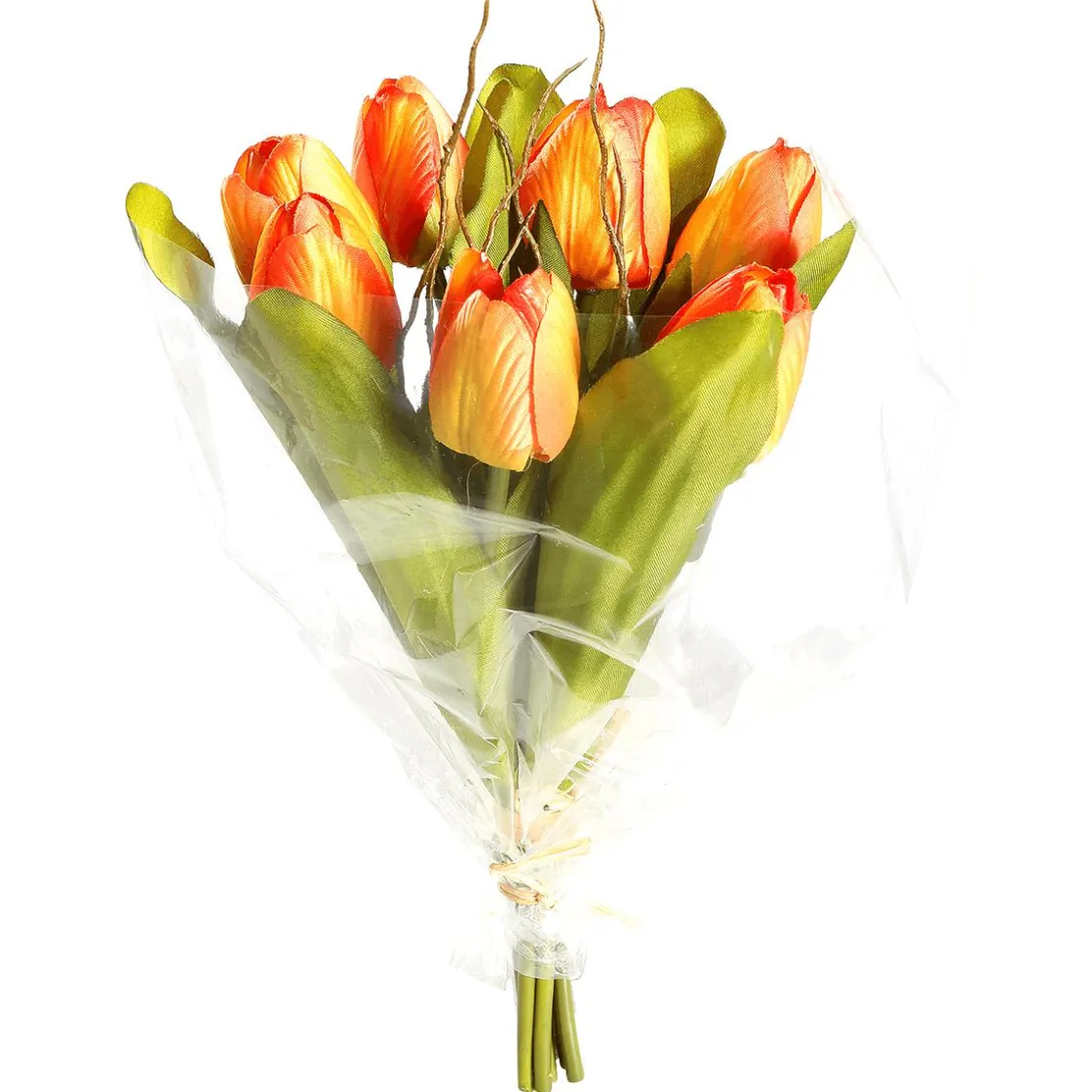 DecoWoerner Decoración De Primavera|Flores Artificiales>Buqué De Tulipanes Artificiales , 30 Cm