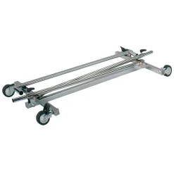 DecoWoerner Percheros>Caballete De Rodillos Plegable, Regulable En Altura, 1 M De Ancho