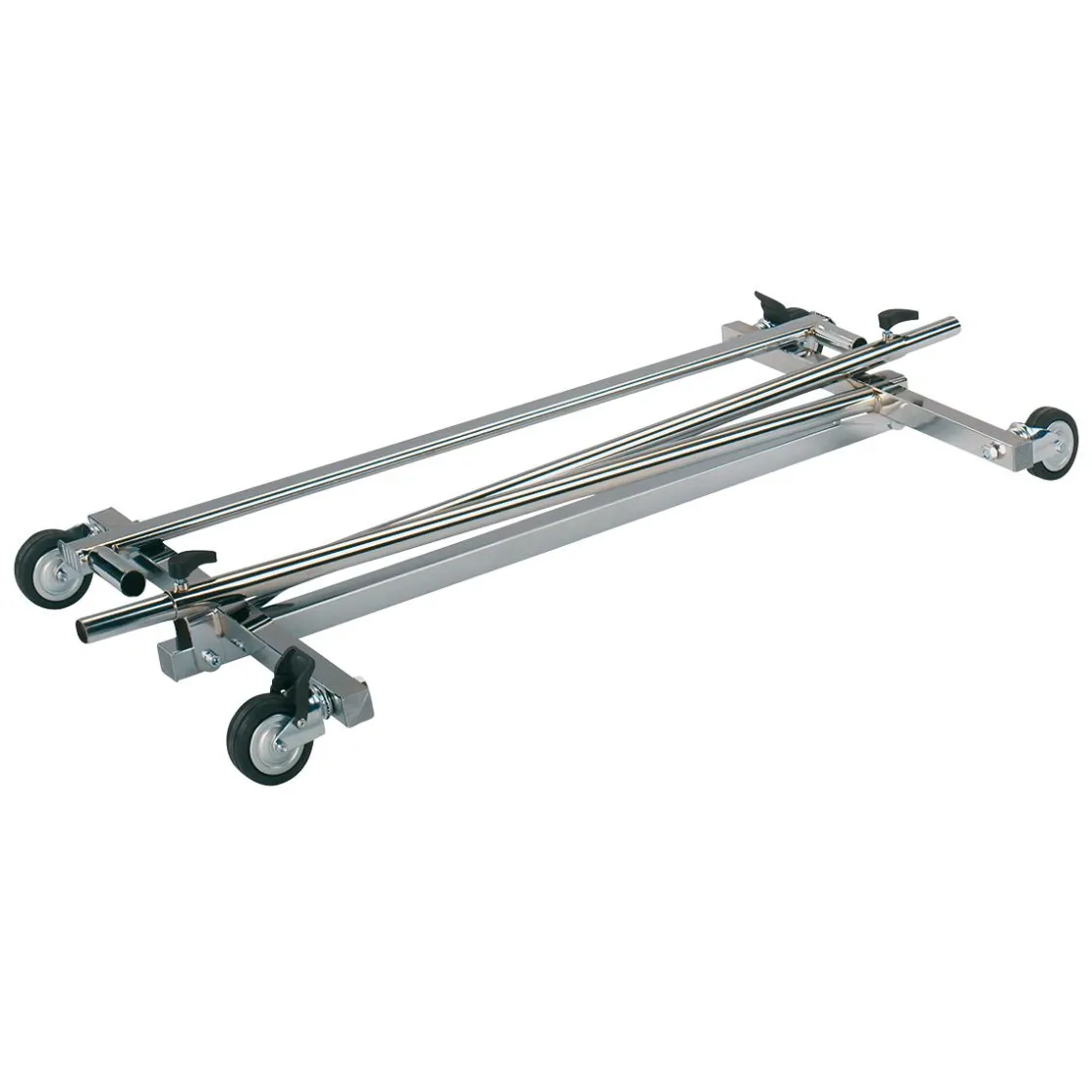 DecoWoerner Percheros>Caballete De Rodillos Plegable, Regulable En Altura, 1 M De Ancho