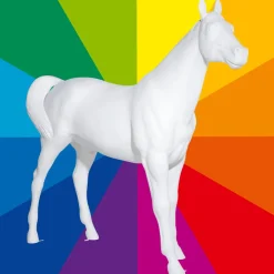 DecoWoerner Decoración De Animales>Caballo Decorativo, Altura: 195 Cm