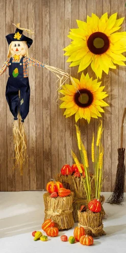 DecoWoerner Decoración De Otoño|Cabezas De Flores Artificiales><noscript><img width=
