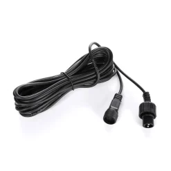 DecoWoerner Luces De Navidad>Cable De Conexión De La Cadena De Luces 500 Cm Negro