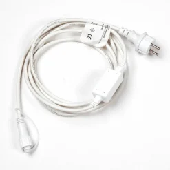 DecoWoerner Luces De Navidad>Cable De Conexión IP44 Para Productos LED Sistema IP67, Blanco