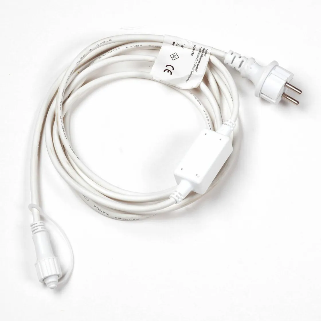 DecoWoerner Luces De Navidad>Cable De Conexión IP44 Para Productos LED Sistema IP67, Blanco