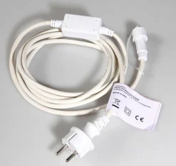 DecoWoerner Luces De Navidad>Cable De Conexión IP44 Para Productos LED Sistema IP67, Blanco