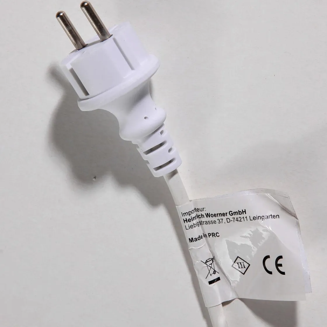 DecoWoerner Luces De Navidad>Cable De Conexión IP44 Para Productos LED Sistema IP67, Blanco