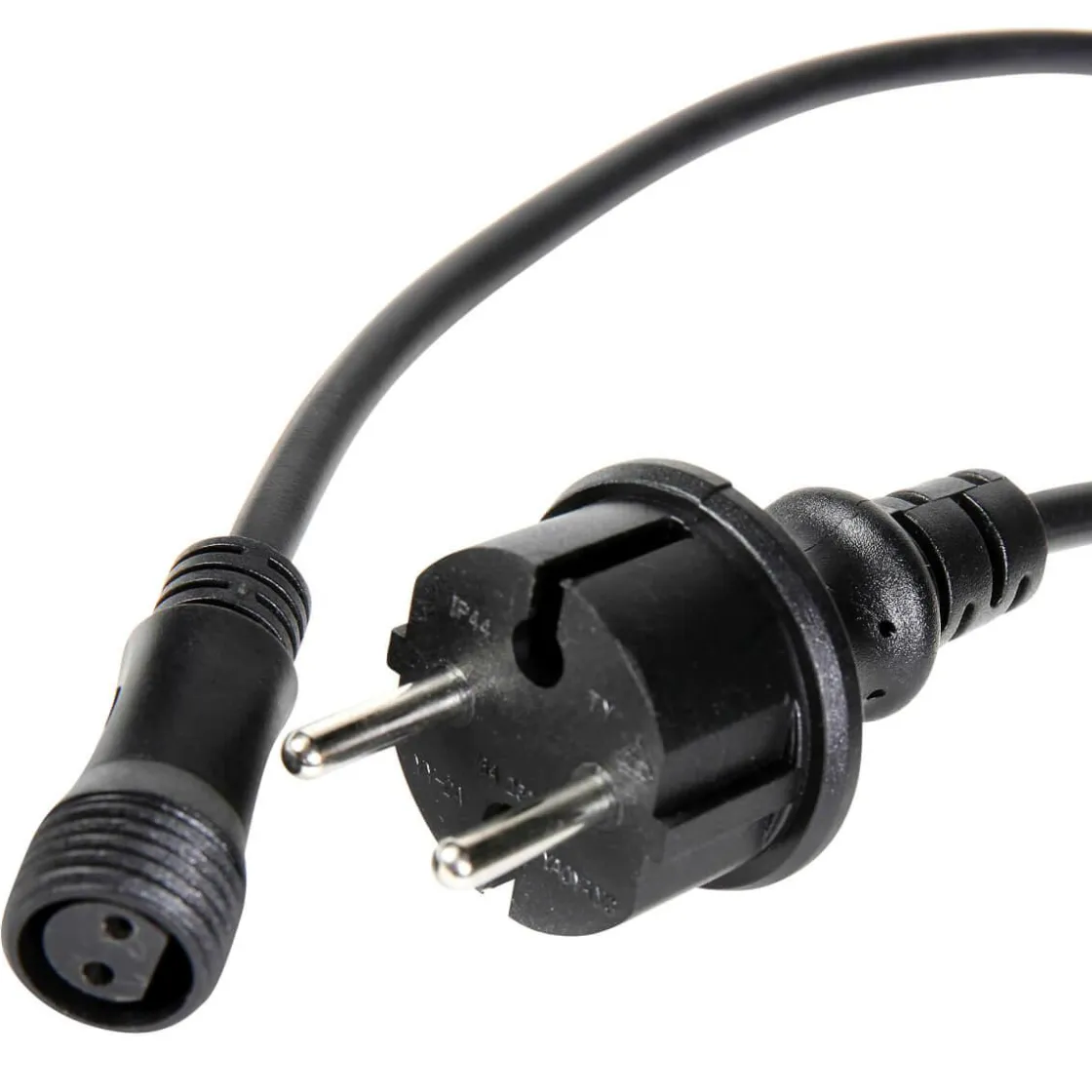 DecoWoerner Luces De Navidad>Cable De Conexión IP44 Para Productos LED Sistema IP67, Negro