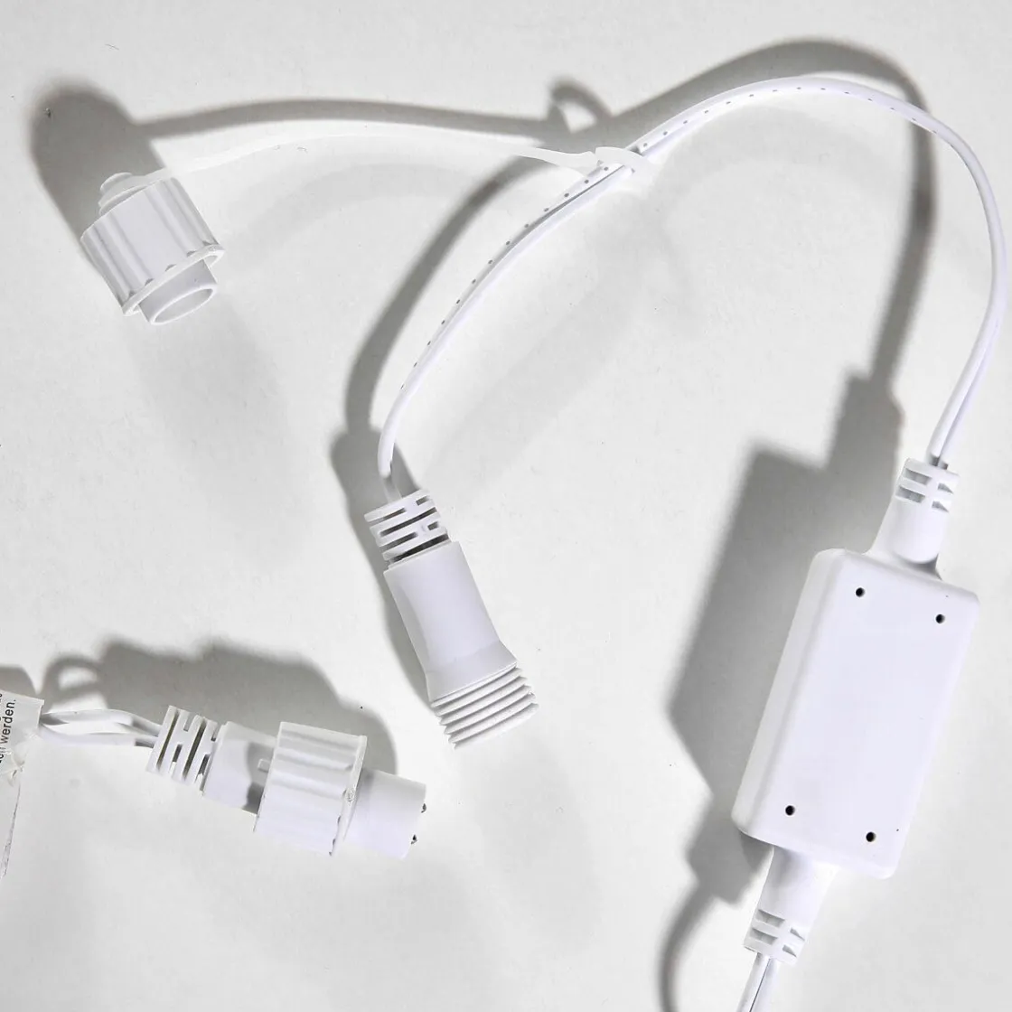DecoWoerner Luces De Navidad>Cable De Conexión Para Productos LED Sistema IP 20, Blanco