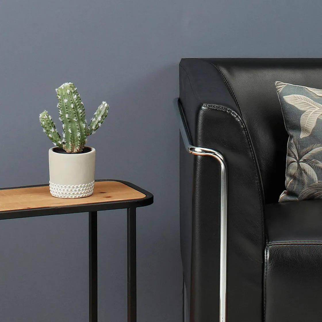 DecoWoerner Plantas De Interior>Cactus Artificial Decorativo De 24 Cm En Moldeado Por Inyección