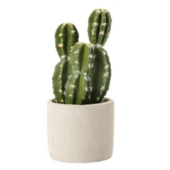 DecoWoerner Plantas De Interior>Cactus Artificial En Maceta 23 Cm