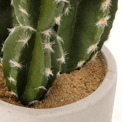 DecoWoerner Plantas De Interior>Cactus Artificial En Maceta 23 Cm