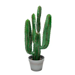 DecoWoerner Plantas De Interior>Cactus Columnar Artificial En Maceta, 70 Cm