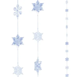 DecoWoerner Decoración De Invierno>Cadena De Cristales De Hielo 200 Cm