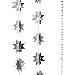 DecoWoerner Estrella De Navidad>Cadena De Estrellas De Papel, 300 Cm, 3 Piezas