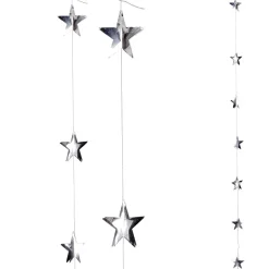 DecoWoerner Estrella De Navidad>Cadena De Estrellas De Plástico Ø 15 Cm, 200 Cm
