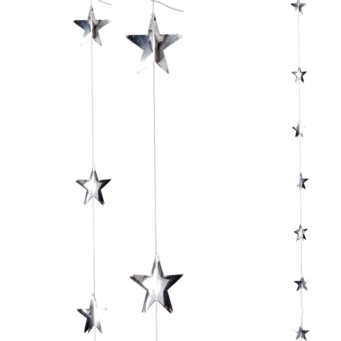 DecoWoerner Estrella De Navidad>Cadena De Estrellas De Plástico Ø 15 Cm, 200 Cm