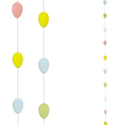 DecoWoerner Decoración De Pascua>Cadena De Huevos De Pascua Deco Pastel 160 Cm
