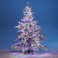 DecoWoerner Luces De Navidad>Cadena De Luces 3en1: Cadena De Luces LED De Colores, Amarillo Cálido O Intermitente Con Temporizador, Para Exteriores, 16 M