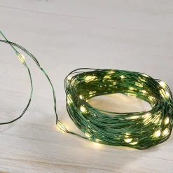 DecoWoerner Luces De Navidad>Cadena De Luces LED Con Alambre Para Interiores, 100 LED, 10 M