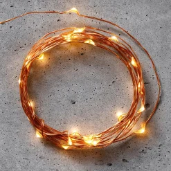 DecoWoerner Luz Decorativa>Cadena De Luces LED Con Alambre Con Baterías Para Interiores, 50 LED, 5 M