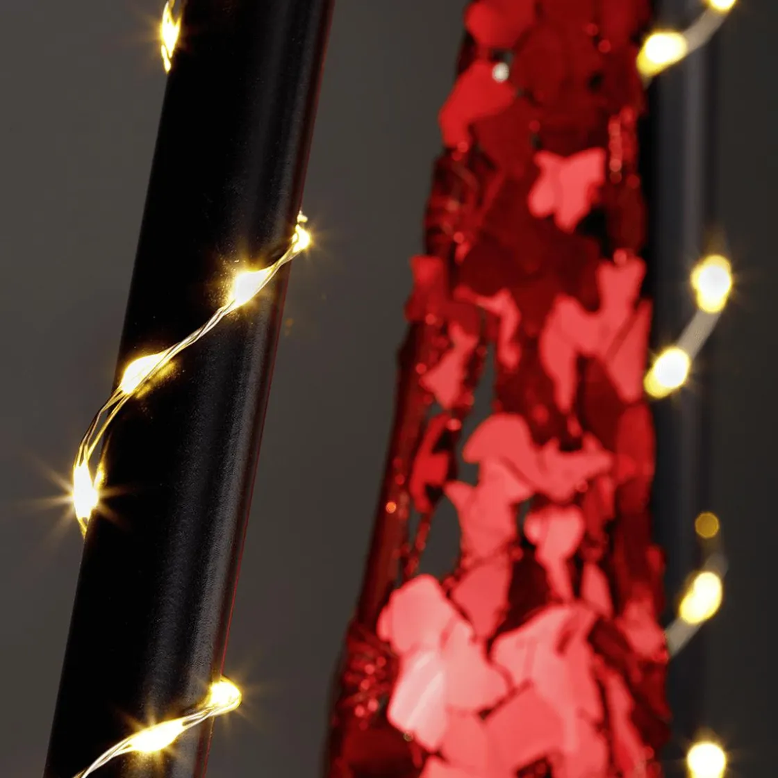 DecoWoerner Luces De Navidad>Cadena De Luces LED Con Alambre Fuegos Artificiales Para Exteriores, 240 LED, 6 M