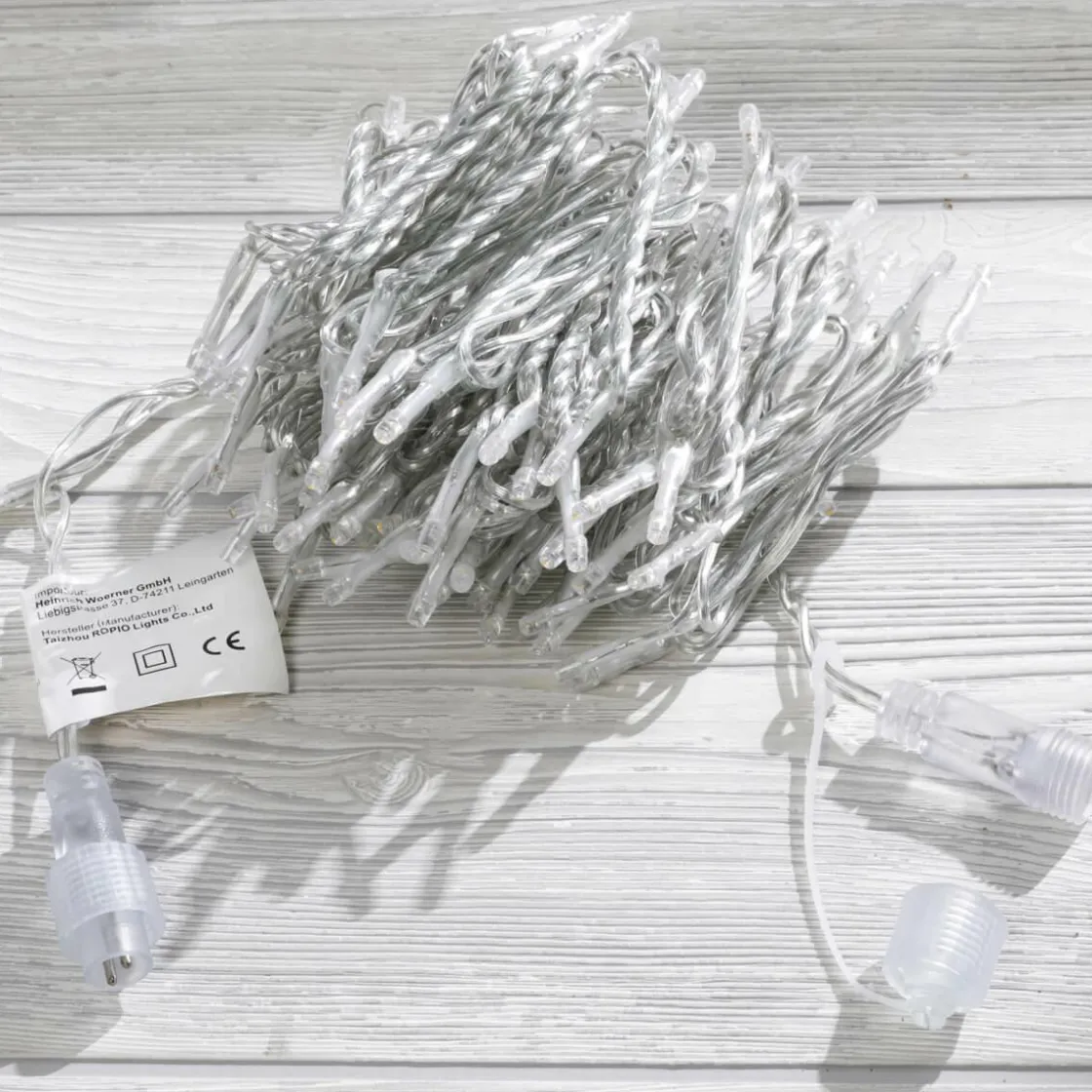 DecoWoerner Luces De Navidad>Cadena De Luces LED Con Tramos Acoplables Para Interiores, 100 LED, 10 M, Sin Cable