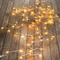 DecoWoerner Luces De Navidad>Cadena De Luces LED Con Tramos Acoplables Para Interiores, 100 LED, 10 M, Sin Cable