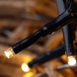 DecoWoerner Luces De Navidad>Cadena De Luces LED Intermitentes Con Temporizador Para Exteriores, 16 M