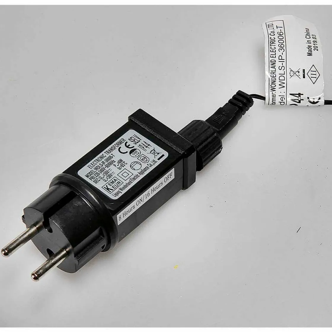 DecoWoerner Luces De Navidad>Cadena De Luces LED Intermitentes Con Temporizador Para Exteriores, 6 M