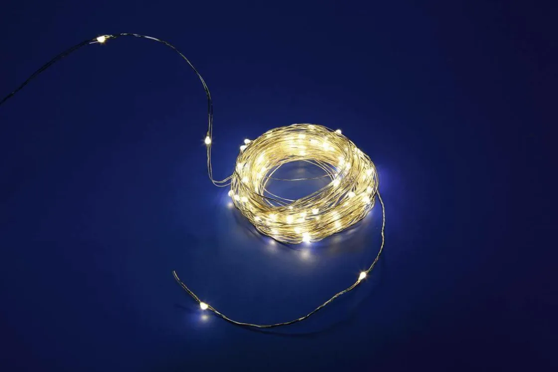 DecoWoerner Luces De Navidad>Cadena De Luces LED Para Exterior, 10 M,