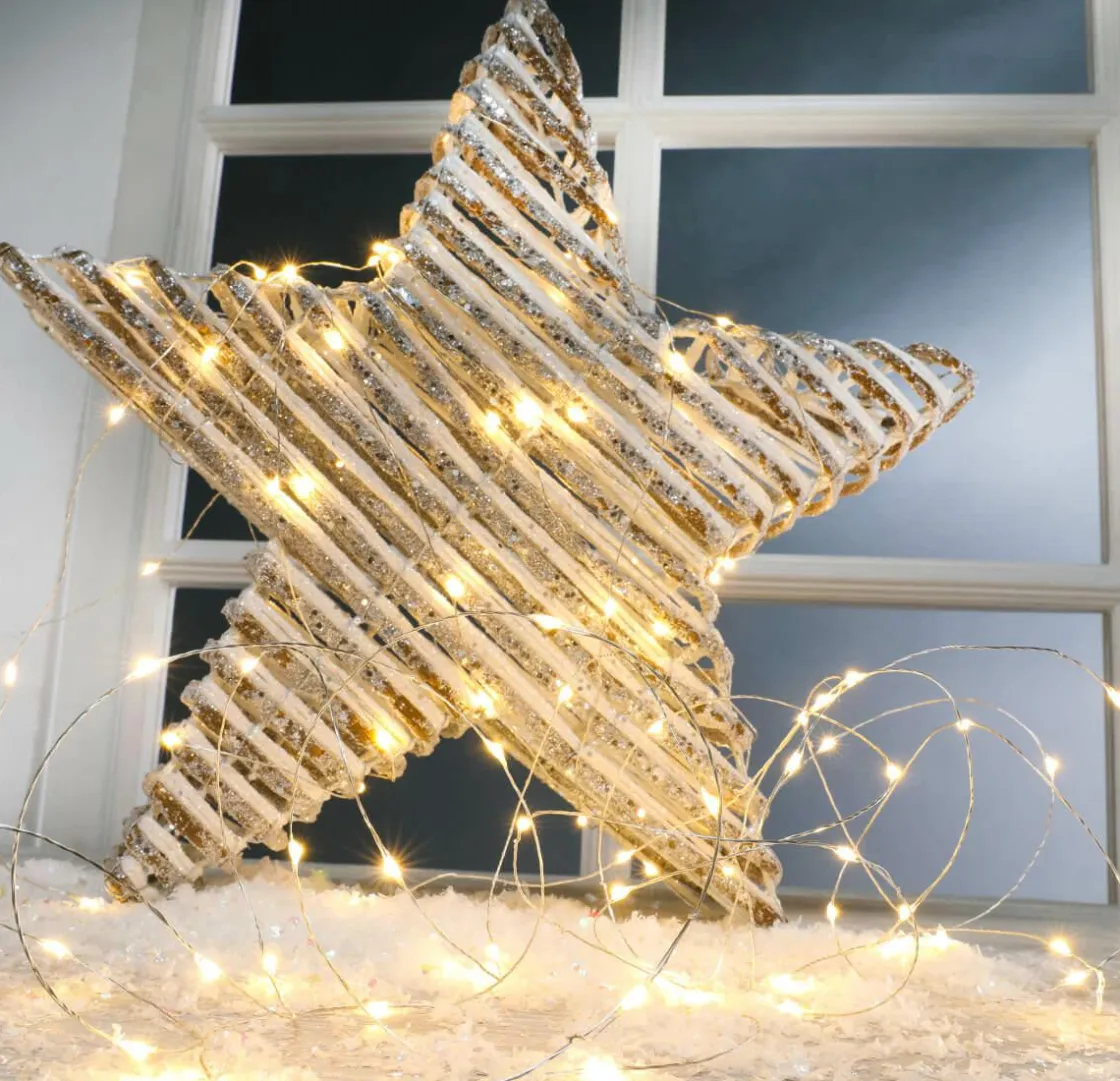 DecoWoerner Luces De Navidad>Cadena De Luces LED Para Exterior, 10 M,