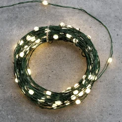 DecoWoerner Luces De Navidad>Cadena De Luces LED XL Con Alambre Para Exteriores, 100 LED, 10 M