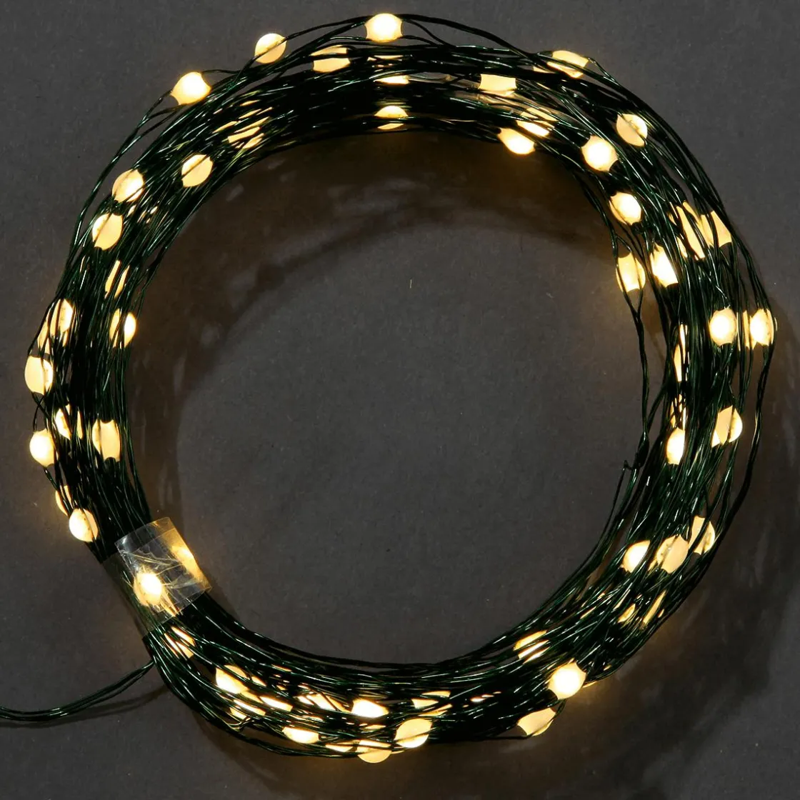 DecoWoerner Luces De Navidad>Cadena De Luces LED XL Con Alambre Para Exteriores, 100 LED, 10 M