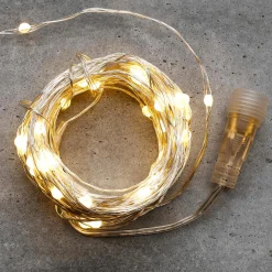 DecoWoerner Luces De Navidad>Cadena De Luces LED XL Con Alambre Separable Para Exteriores, 200 LED, Alambre , 20 M