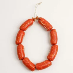 DecoWoerner Carnes Y Embutidos>Cadena De Salchichas De Cebolla Maniquí 30 Cm