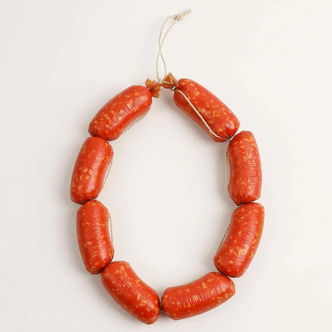 DecoWoerner Carnes Y Embutidos>Cadena De Salchichas De Cebolla Maniquí 30 Cm