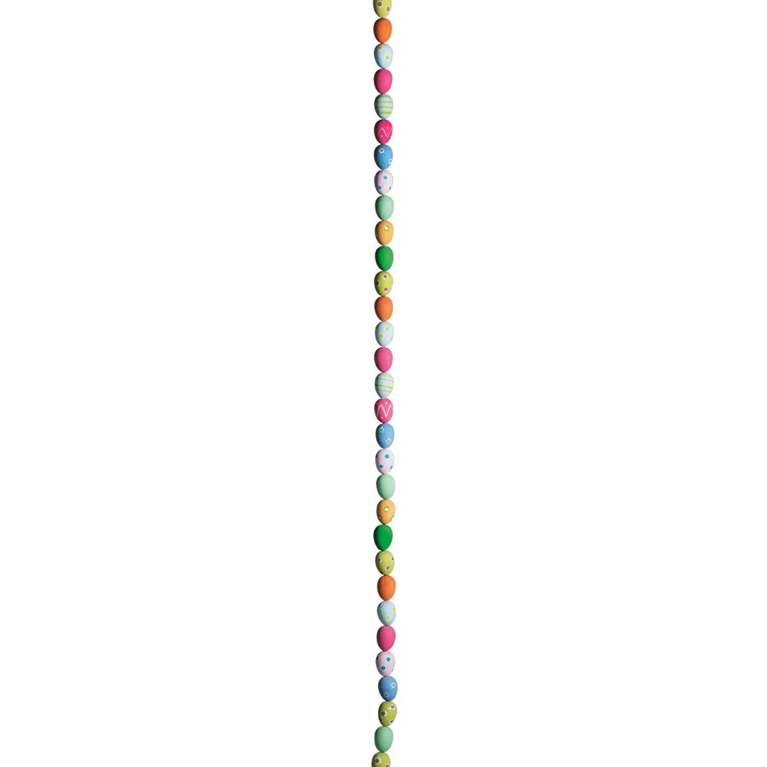 DecoWoerner Decoración De Pascua>Cadena Decorativa Con Huevos De Pascua Coloridos Patrón, 180 Cm