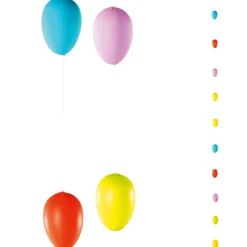DecoWoerner Decoración De Pascua>Cadena Decorativa Con Huevos De Pascua Coloridos Uni 160 Cm
