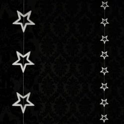 DecoWoerner Estrella De Navidad>Cadena Decorativa De Estrellas Ø 14 Cm, 200 Cm,