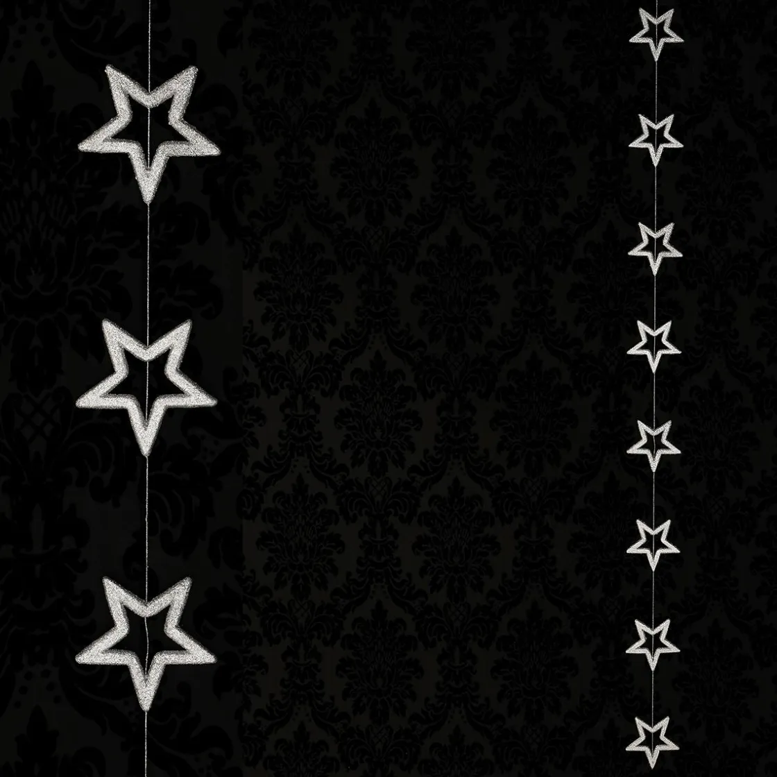 DecoWoerner Estrella De Navidad>Cadena Decorativa De Estrellas Ø 14 Cm, 200 Cm,