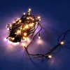 DecoWoerner Luces De Navidad>Cadena Portacables LED Para Interiores, 24 M Sin Cable De Alimentación, Verde
