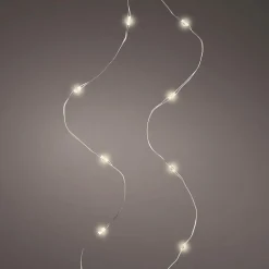 DecoWoerner Decoración Temática|Luces De Navidad>Cadenas De Luces LED De Alambre Que Funcionan Con Pilas