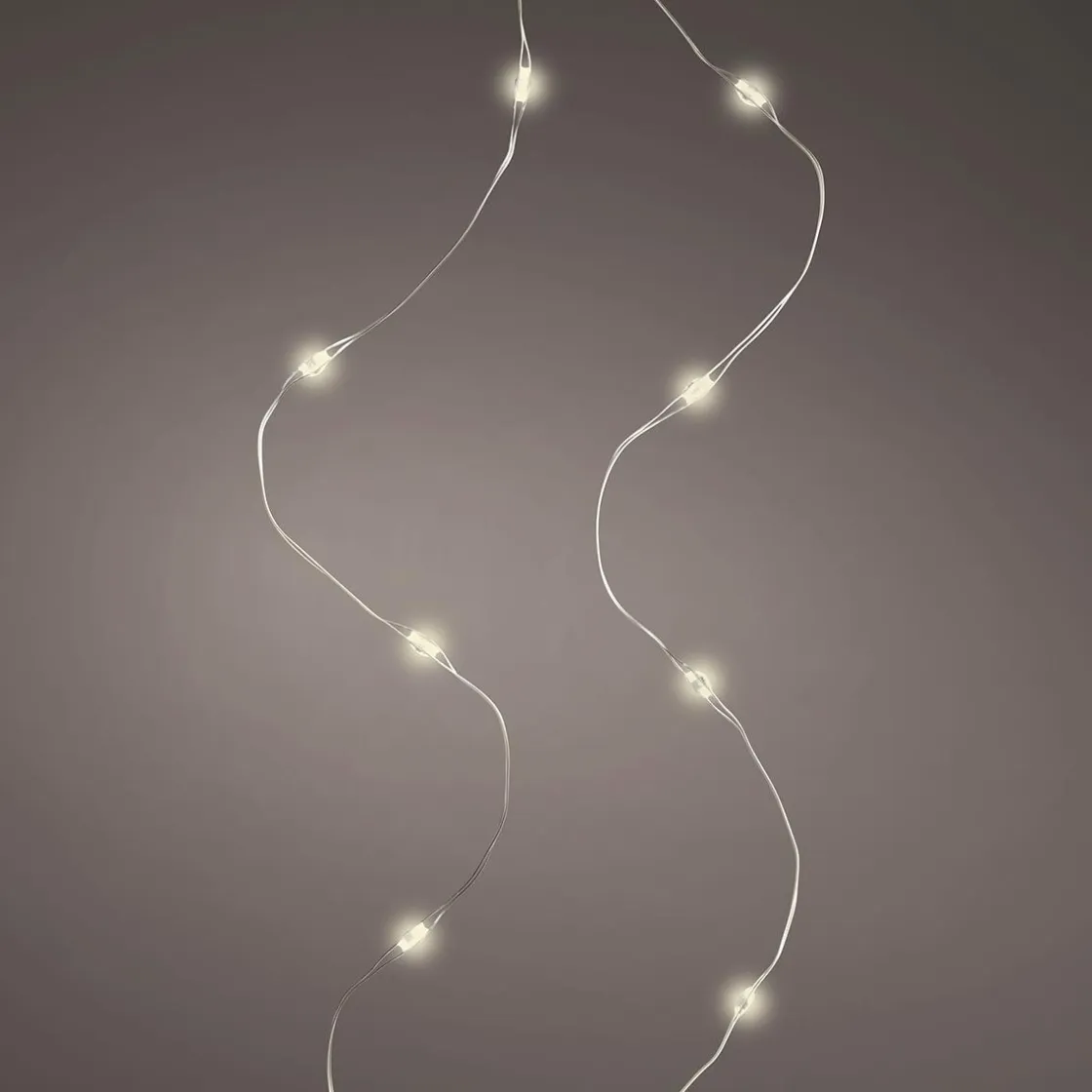 DecoWoerner Decoración Temática|Luces De Navidad>Cadenas De Luces LED De Alambre Que Funcionan Con Pilas