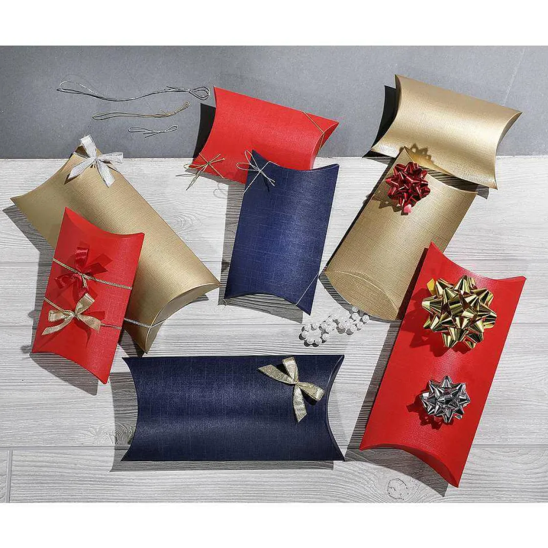 DecoWoerner Cajas De Regalo>Caja De Almohadas De 24 Cm De Largo,