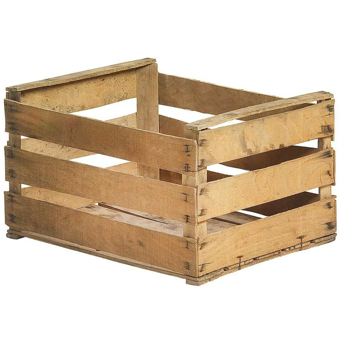 DecoWoerner Expositores Para Tiendas|Decoración Natural>Caja De Frutas Original, Longitud 50 Cm