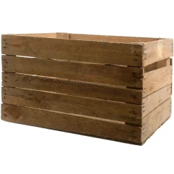 DecoWoerner Expositores Para Tiendas|Decoración Natural>Caja De Madera Vintage Longitud 50 Cm