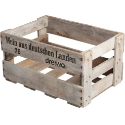 DecoWoerner Decoración Natural|Decoración Temática>Caja De Vinos Original Longitud 46 Cm