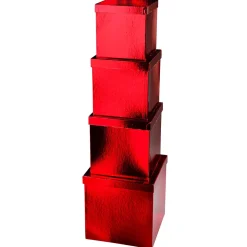 DecoWoerner Cajas De Regalo>Cajas De Cartón De Regalo, Color , 4 Pz.