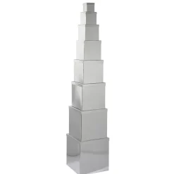 DecoWoerner Cajas De Regalo>Cajas De Cartón De Regalo Majestic Metallic, , 8 Piezas