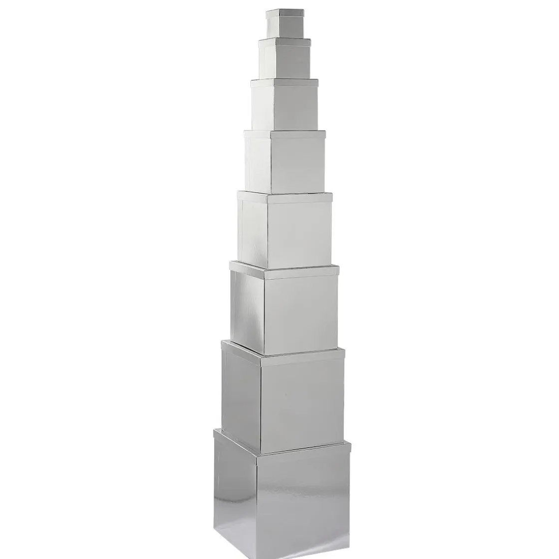 DecoWoerner Cajas De Regalo>Cajas De Cartón De Regalo Majestic Metallic, , 8 Piezas